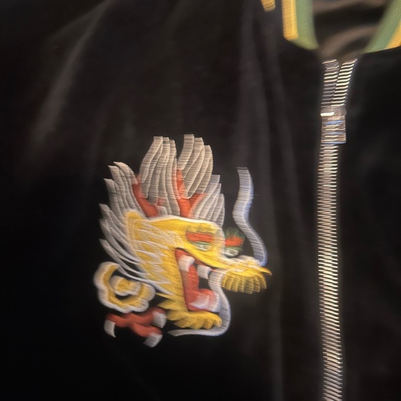 NWOT Straight to hell L velvet jacket - Picture 6 of 6